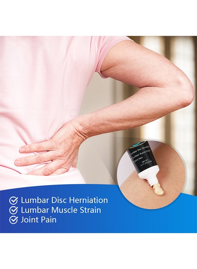 سوميفون كريم لتخفيف آلام أسفل الظهر، كريم معجزة لالتهاب المفاصل الروماتويدي، كريم آلام المفاصل يخفف التهاب الفقار العنقي، وخدر أسفل العمود الفقري، كريم موضعي لمفصل الركبة، مرهم للعناية بالعضلات والمفاصل الخارجية، 20 غ - Image 4